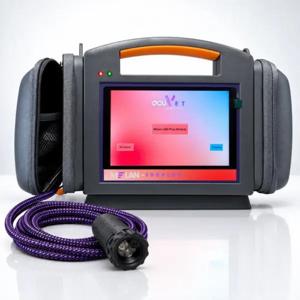 Melan-100 Plus veterinary vision assessment device